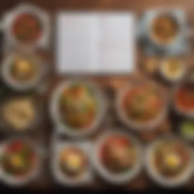 Structured Weekly Meal Planning An organized weekly planner with meal ideas and grocery list