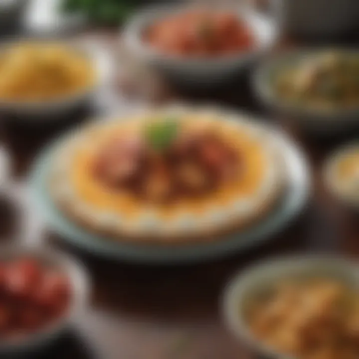 A deliciously plated dish showcasing a variety of flavors
