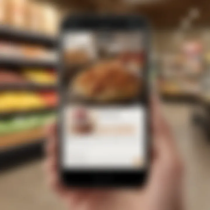 Wegmans online coupon displayed on a smartphone