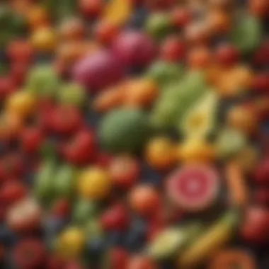 Wholesome Fruits and Vegetables Nutritious fruit and vegetable options for preschool meals