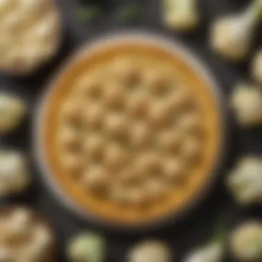 A nutrition label showcasing the health benefits of cauliflower crust.
