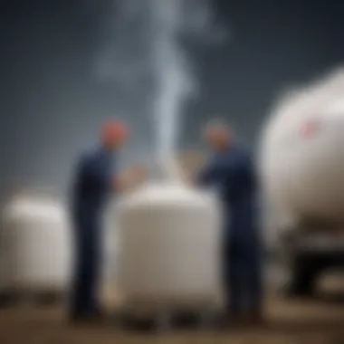 A local service provider offering propane tank refill