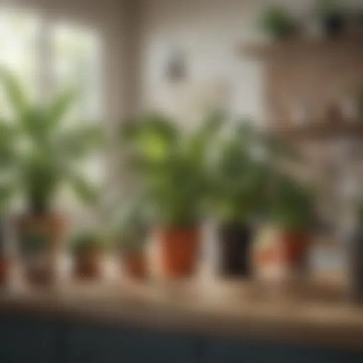 An online shopping experience showcasing house plants on a digital platform.