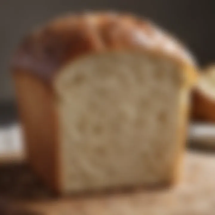 Homemade gluten-free bread with a soft interior